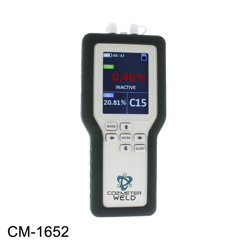 Portable CO2 + O2 Welding Gas Analyzer - CO2 Meter