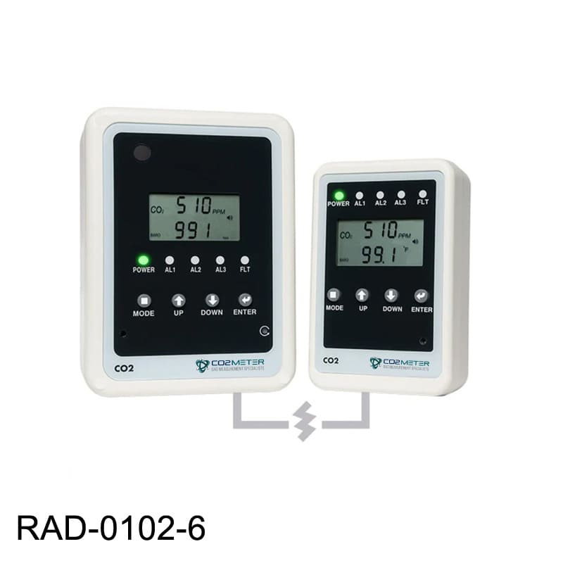 Remote CO2 Storage Safety 3 Alarm - CO2Meter