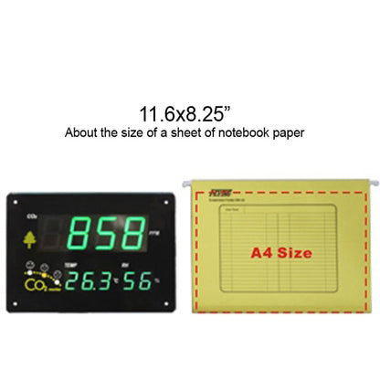 cSense Large Character Wall CO2 Monitor - CO2 Meter