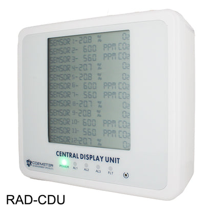 Central Display Unit for Gas Safety Alarms