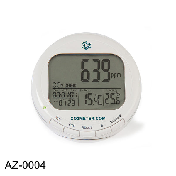 CO2 Air Detector Carbon Dioxide Detector Agricultural Production Greenhouse  CO2 Monitor White