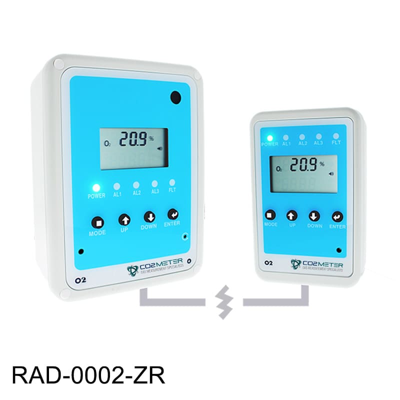 Oxygen Deficiency Alarm for Low Temperature - CO2 Meter