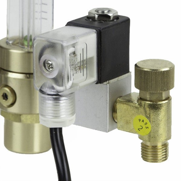 CO2 Tank Regulator with Solenoid Valve - CO2 Meter