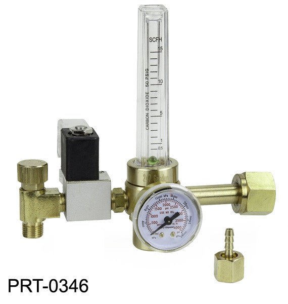 CO2 Tank Regulator with Solenoid Valve - CO2Meter