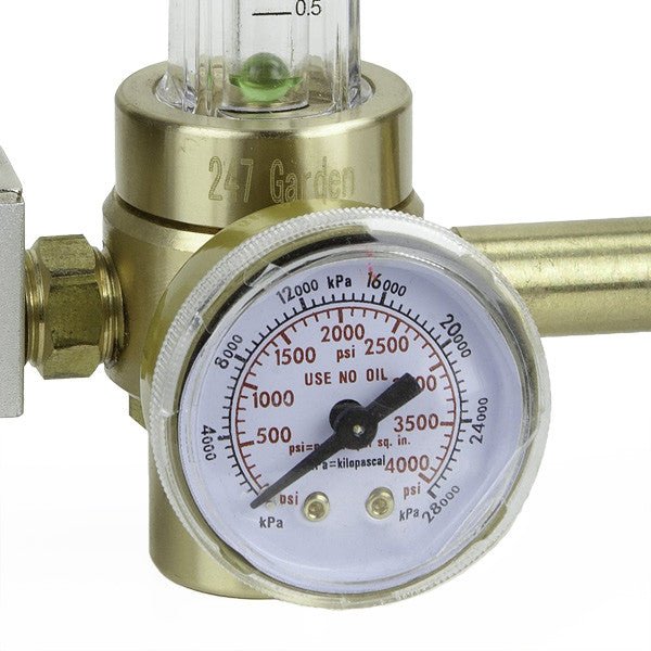 CO2 Tank Regulator with Solenoid Valve - CO2 Meter